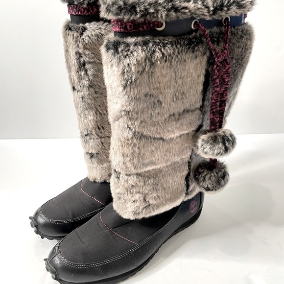 Timberland Shoes - Timberland Kickadilla Women's Snow Boots | Size: 6.5 | Leather & Faux Fur